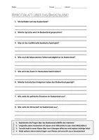 Vorschau - Arbeitsblätter - AB mit Fragen zum Thema "Baskenland" + Lösungsblatt - Deckblatt