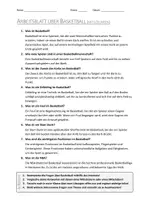 Vorschau - Arbeitsblätter - AB mit Fragen zum Thema "Basketball" + Lösungsblatt + Mindmap + Infografik - Seite 2