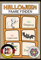 Vorschau - Unterrichtsreihen - Halloween (DaF/DaZ) - PAARE FINDEN (Deutsch) - Deckblatt