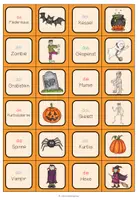 Vorschau - Unterrichtsreihen - Halloween (DaF/DaZ) - PAARE FINDEN (Deutsch) - Seite 1