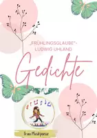 Vorschau - Arbeitsblätter - Gedicht "Frühlingsglaube" sprachlich untersuchen - Deckblatt