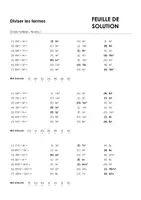 Aperçu - Feuilles d'exercices - Diviser les termes - Choix multiple #16#T - Page 1