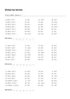 Aperçu - Feuilles d'exercices - Diviser les termes - Choix multiple #16#T - Page 2