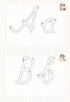 Vorschau - Arbeitsblätter - Buchstabenplakate Schreibschrift (beige) #rabattraketenzusalevester25 - Seite 3