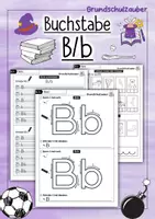 Vorschau - Arbeitsblätter - Buchstabeneinführung Buchstabe B 1. Klasse - Deckblatt