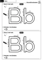 Vorschau - Arbeitsblätter - Buchstabeneinführung Buchstabe B 1. Klasse - Seite 1