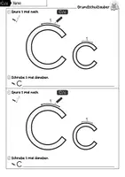 Vorschau - Arbeitsblätter - Buchstabeneinführung Buchstabe C - 1. Klasse - Seite 1