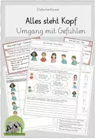 Vorschau - Stundenentwürfe - Film "Alles steht Kopf" - Gefühle erkennen & regulieren (Soziales Lernen) - Deckblatt