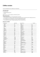 Aperçu - Jeux - Chiffres romains - Jeu de dés #12#S - Page de couverture