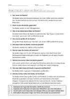 Vorschau - Arbeitsblätter - AB mit Fragen zum Thema "Beatles" + Lösungsblatt + Mindmap + Infografik - Seite 3