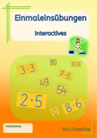 Vorschau - Interaktives Material - Übung - Einmaleins der 7 - INTERACTIVE - Deckblatt