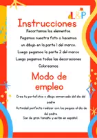 Vista previa - Juegos / Gamificación - Crea tu portafotos día del padre - página 1