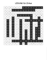 Vorschau - Spiele - Suchsel zum Thema Zirkus (Buchstabengitter) - Seite 2