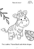 Vista previa - Hojas de trabajo - My Wild Animals Reading and Colouring Booklet | Vocabulary | Reading - página 2