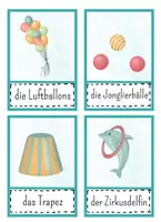 Vorschau - Poster - Zirkus - Bildkarten (DAF/DAZ) Flashcards - Seite 2