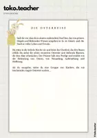 Vorschau - Lehrpläne/Lehrermaterial - Fantasiereise - Die Osterreise (Ostersuche & Ostergeschichte) - Seite 1