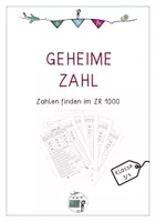 Vorschau - Arbeitsblätter - Geheime Zahl Zahlenraum 1000 - Deckblatt