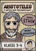 Vorschau - Arbeitsblätter - 3 Arten der Freundschaft nach Aristoteles - Deckblatt