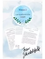 Vorschau - Test - Lernzielkontrolle Lesen 2. Klasse Tassilo liebt Spielzeug - Deckblatt