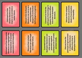 Vorschau - Bildkarten - Dystopian and Utopian Literature (Discussion Prompts / Conversation Cards) - Seite 3