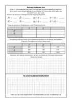 Vorschau - Arbeitsblätter - Einführung Vierfeldertafel - Arbeitsblatt - Seite 1