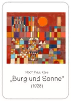 Vorschau - Arbeitsblätter - Bildbetrachtung und Nachgestaltung „Architektur“ nach Paul Klee - Seite 1