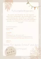 Vorschau - Poster - Stundenpläne im Boho-Stil - Seite 1