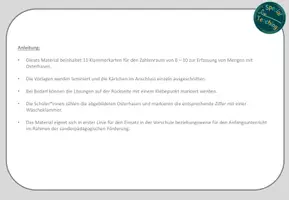 Vorschau - Fördermaterial/Inklusion - Klammerkarten: Ostern / Zahlenraum 10 - Seite 1