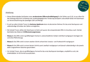 Vorschau - Arbeitsblätter - Strukturierter Ziffernlehrgang: Ostern - Seite 1
