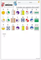 Vorschau - Arbeitsblätter - BRÜCHE Geheimschrift / Brüche bestimmen / Mathe - Seite 2