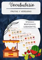 Vorschau - Arbeitsblätter - Vocabulario básico - frutas y verduras - Deckblatt