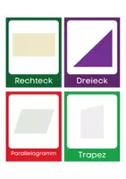 Vorschau - Poster - Flashcards: Geometrische Figuren 2D - Seite 3