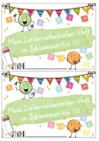 Vorschau - Arbeitsblätter - Visitenkartenheftchen im Zahlenraum bis 10 - Zahl des Tages - Seite 3