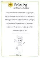 Vorschau - Stundenentwürfe - Frühlingsgedicht - Material für intensive Auseinandersetzung - Seite 2