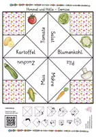 Aperçu - Matériel pour travaux manuels / dessin - Gemüse / Essen Himmel und Hölle Spiel Deutsch / allemand - Page 2