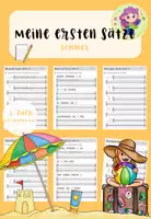 Vorschau - Arbeitsblätter - Meine ersten Sätze - Sommer - 1. Klasse - Schreiben - Deckblatt