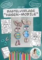 Vorschau - Spiele - Bastelvorlage "Hasen-Mobile" Osterhase Ostern #osterbastelsale - Deckblatt