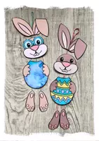 Vorschau - Spiele - Bastelvorlage "Hasen-Mobile" Osterhase Ostern #osterbastelsale - Seite 3