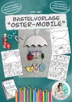 Vorschau - Spiele - Bastelvorlage "Oster-Mobiles" Ostern Osterhase #osterbastelsale - Deckblatt