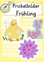 Vorschau - Mal- und Bastelvorlagen - Prickelbilder/ Fensterbilder Ostern, Ramadan und Frühling - Seite 1