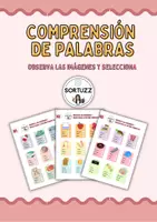 Vista previa - Hojas de trabajo - Comprension de palabras - Portada