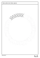 Vorschau - Arbeitsblätter - Runde Bilderrahmen zeichnen (Bandornamente fortsetzen) - Seite 2