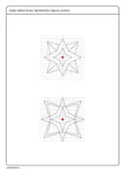 Vorschau - Arbeitsblätter - Drehsymmetrie zu Weihnachten / im Advent / im Winter - Seite 2