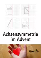 Vorschau - Arbeitsblätter - Materialpaket "Mit der Achsensymmetrie durchs Jahr" - Deckblatt