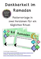 Vorschau - Poster - Dankbarkeit im Ramadan (Vorlagen für ein tägliches Ritual) - Deckblatt