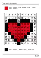 Vorschau - Arbeitsblätter - Hundertertafel – Pixelkunst im Hunderterfeld - Seite 3