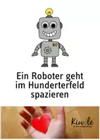 Vorschau - Arbeitsblätter - Ein Roboter geht im Hunderterfeld spazieren - Deckblatt