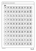 Vorschau - Stationenlernen - Hundertertafel Puzzle – Setze das Hunderterfeld zusammen! - Seite 3