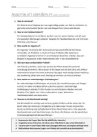 Vorschau - Arbeitsblätter - AB mit Fragen zum Thema "Berufe" + Lösungsblatt + Mindmap + Infografik - Seite 2