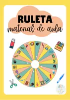 Vista previa - Juegos / Gamificación - Plantilla "SCHOOL SUPPLIES" para Ruleta - Portada